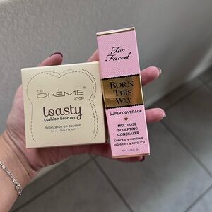 Born this way concelear / The Creme cushion bronzer
